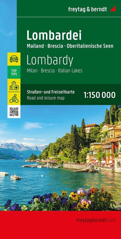 Lombardy, road and leisure map 1:150,000, freytag & berndt, Freytag & Berndt - Gebonden - 9783707921748