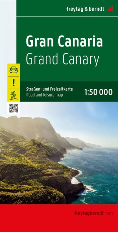 Gran Canaria Road map 1:50.000, Freytag-Berndt - Gebonden - 9783707921755