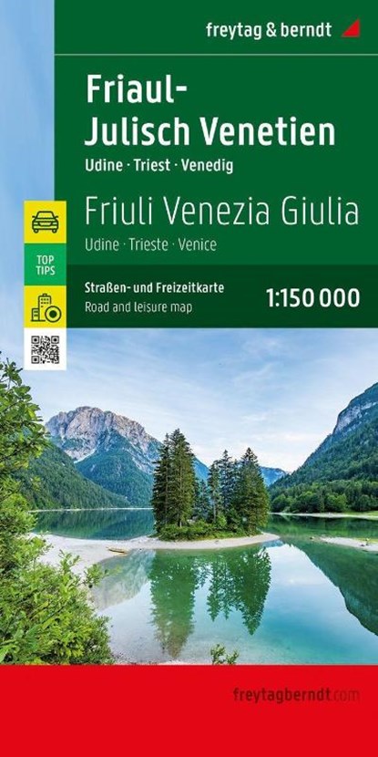 Friuli-Venezia Giulia, road and leisure map 1:150,000, freytag & berndt, Freytag & Berndt - Gebonden - 9783707921878