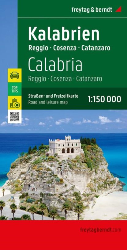 Calabria, Road and Leisure Map, 1:150.000,, Freytag-Berndt - Gebonden - 9783707921939