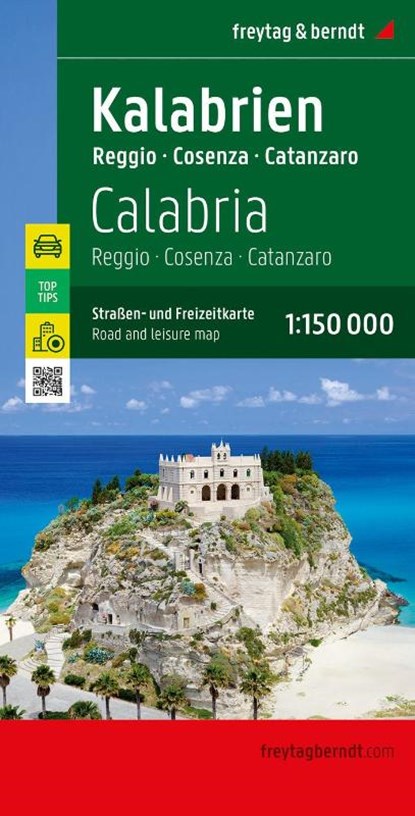 Calabria Road and Leisure Map, Freytag & Berndt - Gebonden - 9783707921939