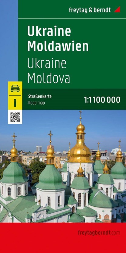 Ukraine - Moldova Road Map, Freytag & Berndt - Gebonden - 9783707922257
