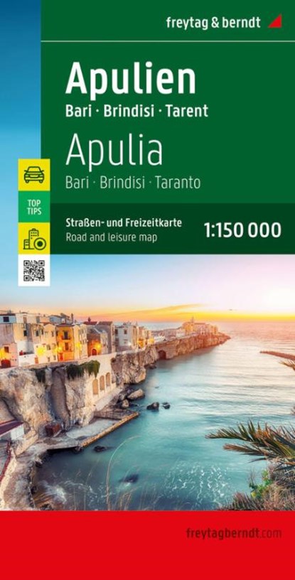 Apulia : Bari, Brindisi, Taranto, Freytag-Berndt - Gebonden - 9783707922264