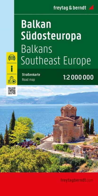 Balkans - Europe Southeast Europe Road Map, Freytag & Berndt - Gebonden - 9783707922363