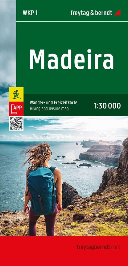 Madeira Hiking, Cycling & Leisure Map, Freytag & Berndt - Gebonden - 9783707922424