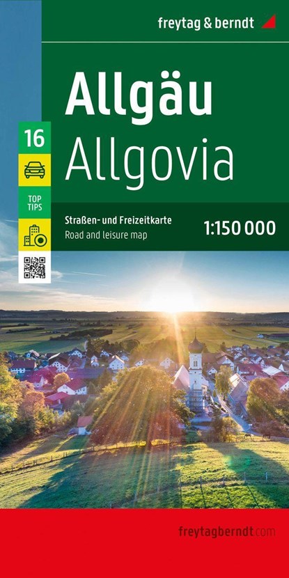 Allgau Road and Leisure Map, Freytag & Berndt - Gebonden - 9783707922486