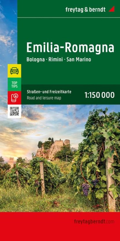 Emilia - Romagna Road and Leisure Map, Freytag-Berndt - Gebonden - 9783707922585