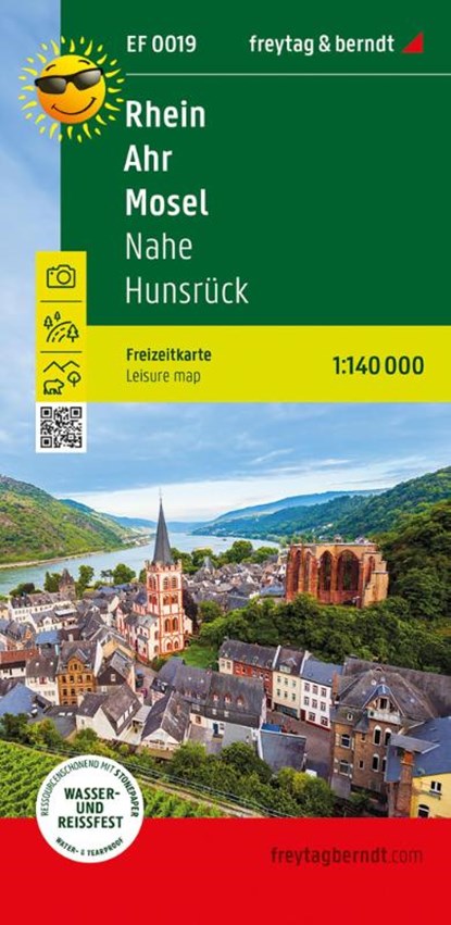 Rhein Adventure Guide and Map 1:140,000, Freytag & Berndt - Gebonden - 9783707922721