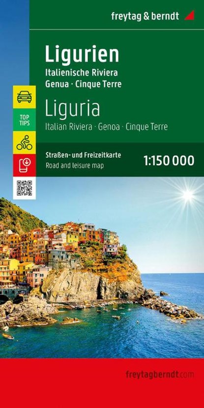 Liguria Road and Leisure Map, Freytag & Berndt - Gebonden - 9783707922769