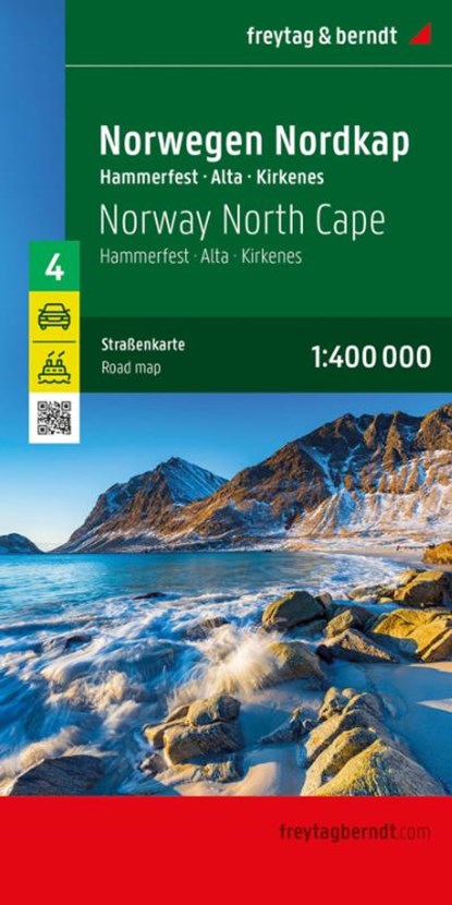 Norway North Cape Road Map, Freytag & Berndt - Gebonden - 9783707922844