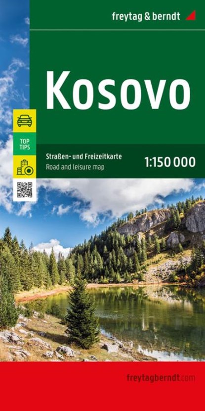 Kosovo Road and Leisure Map, Freytag & Berndt - Gebonden - 9783707922875