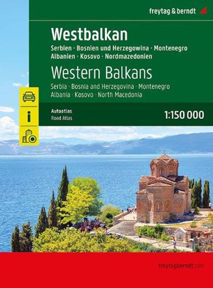 West-Balkan Wegenatlas F&B, niet bekend - Gebonden - 9783707922899