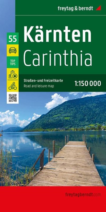Carinthia Road and Leisure Map, Freytag & Berndt - Gebonden - 9783707923513