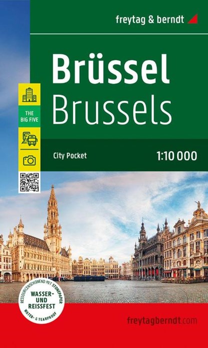 Brüssel, Innenstadtplan 1:10.000, freytag & berndt, Freytag & Berndt - Gebonden - 9783707923728