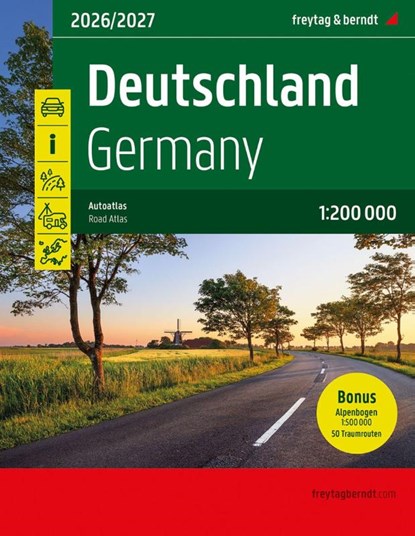 Germany Road Atlas 2026/2027, Freytag-Berndt - Gebonden - 9783707923889