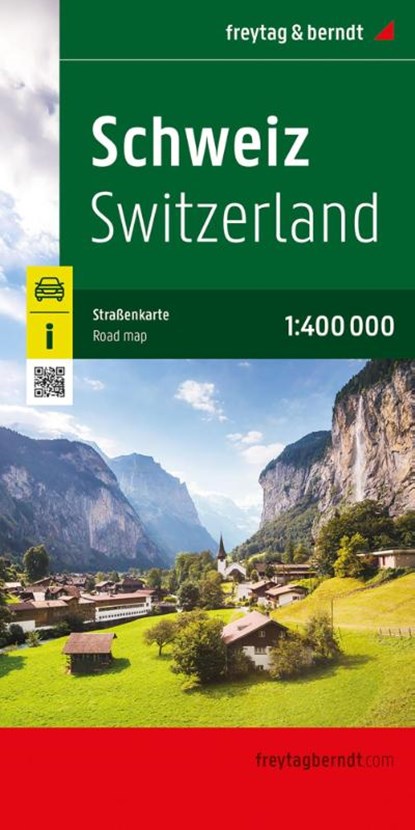Schweiz, Straßenkarte 1:400.000, freytag & berndt, Freytag & Berndt - Gebonden - 9783707923926