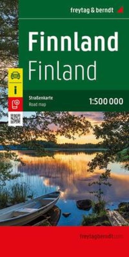 Finnland, Straßenkarte 1:500.000, freytag & berndt, Freytag & Berndt - Gebonden - 9783707924022