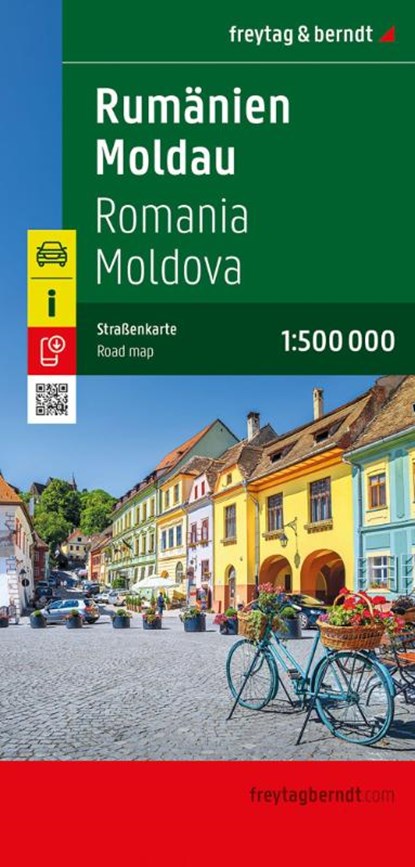 Romania and Moldova Road Map, Freytag & Berndt - Gebonden - 9783707924114