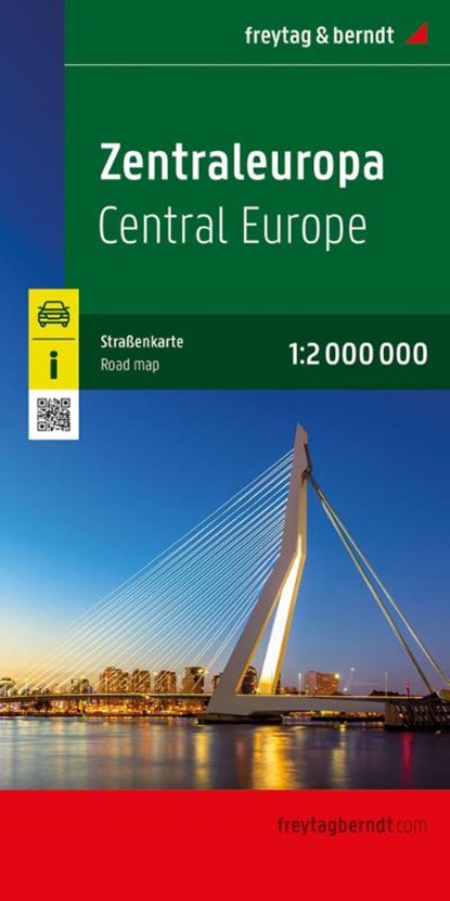 Zentraleuropa, Straßenkarte 1:2.000.000, freytag & berndt, Freytag & Berndt - Gebonden - 9783707924152