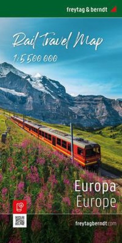 Europe Rail Travel Map, Freytag & Berndt - Gebonden - 9783707924206
