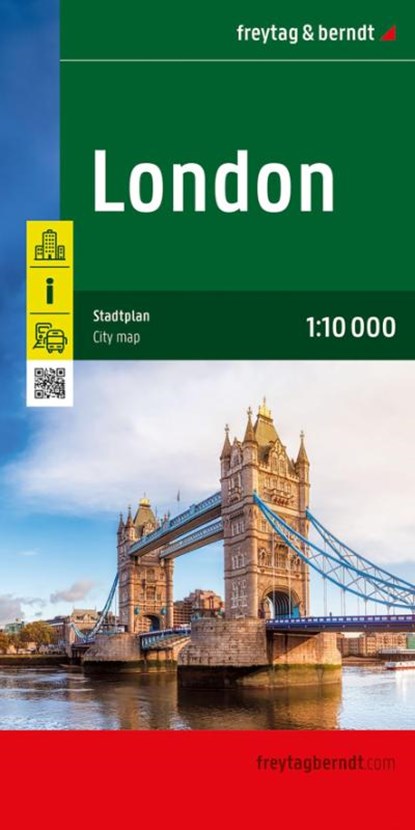 London, City Map 1:10.000, Freytag-Berndt - Gebonden - 9783707924268