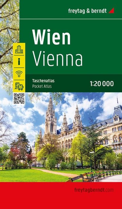 Vienna Pocket Atlas 1:20,000, Freytag & Berndt - Gebonden - 9783707924381
