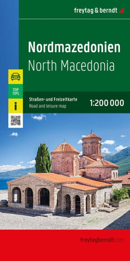 North Macedonia Road and Leisure Map, freytag & berndt - Gebonden - 9783707924572
