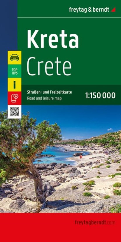 Crete Road and Leisure Map, Freytag-Berndt - Gebonden - 9783707924602