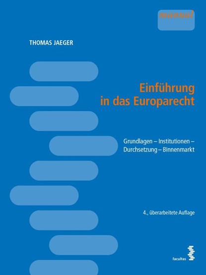 Einführung in das Europarecht, Thomas Jaeger - Paperback - 9783708923499
