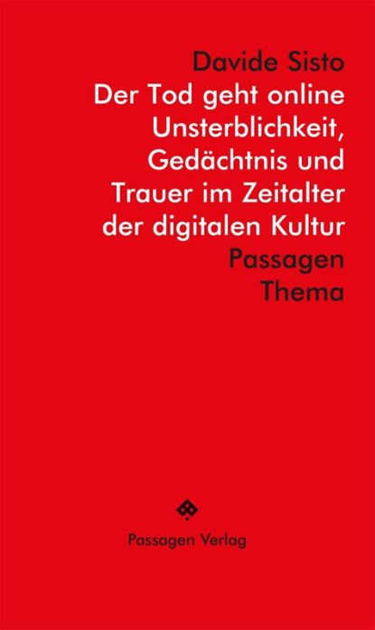 Der Tod geht online, Davide Sisto - Paperback - 9783709205822