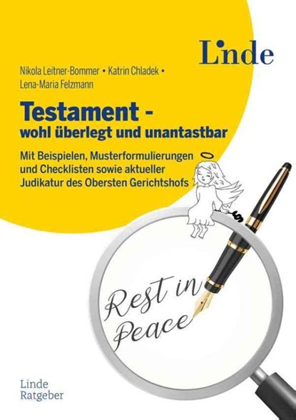 Testament - wohl überlegt und unantastbar, Nikola Leitner-Bommer ; Katrin Chladek ; Lena-Maria Felzmann - Paperback - 9783709306796