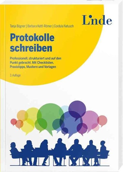 Protokolle schreiben, Tanja Bögner ; Cordula Natusch ; Barbara Kettl-Römer - Paperback - 9783709307182