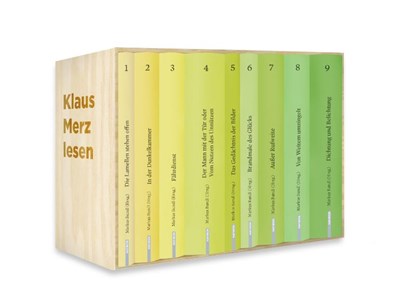 Klaus Merz. Werkausgabe in neun Bänden, Klaus Merz - Paperback - 9783709982716