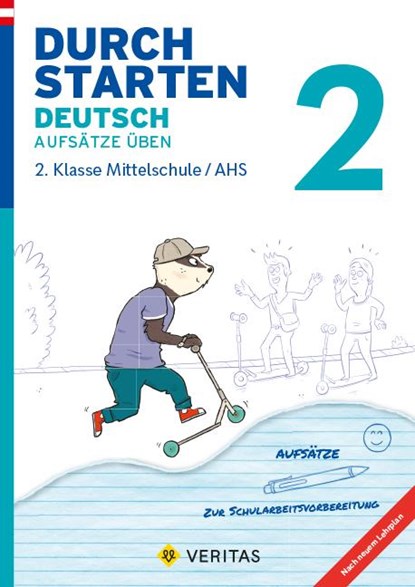 Durchstarten 2. Klasse - Deutsch Mittelschule/AHS - Aufsätze, Jutta Hofer - Paperback - 9783710137549