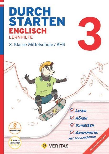 Durchstarten 3. Klasse - Englisch Mittelschule/AHS - Lernhilfe, Franz Zach ; Nicole Eisinger-Müllner ; Julie Eiwen - Gebonden - 9783710137761