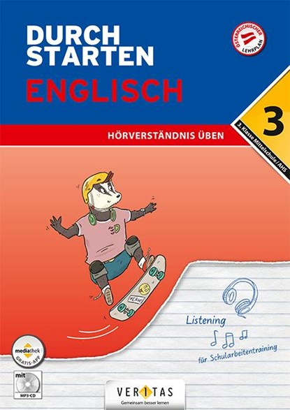 Durchstarten 3. Klasse - Englisch Mittelschule/AH - Hörverständnis, Nicole Eisinger-Müllner ; Julie Eiwen - Gebonden - 9783710137853