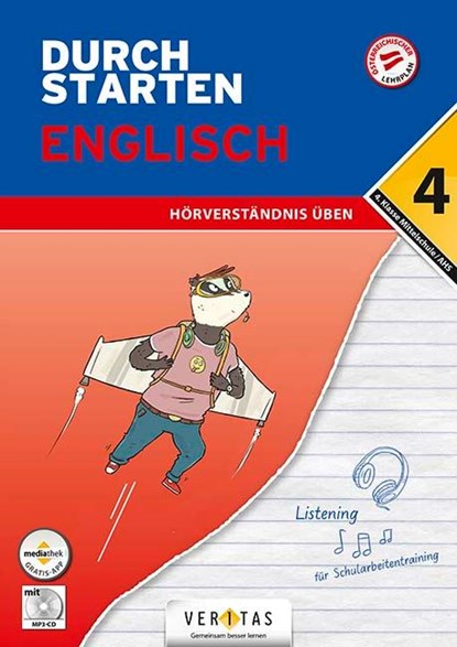 Durchstarten 4. Klasse - Englisch Mittelschule/AHS - Hörverständnis, Nicole Eisinger-Müllner ; Julie Eiwen - Gebonden - 9783710137860