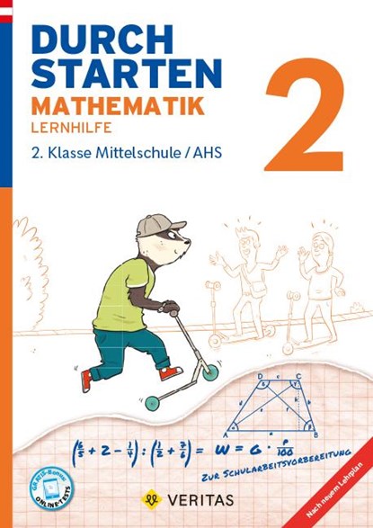 Durchstarten 2. Klasse - Mathematik Mittelschule/AHS - Lernhilfe, Markus Olf - Paperback - 9783710137877