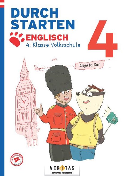 Durchstarten 4. Klasse Volksschule. Diego to go! Englisch - Übungsbuch, Carina Oberhofer - Paperback - 9783710148897