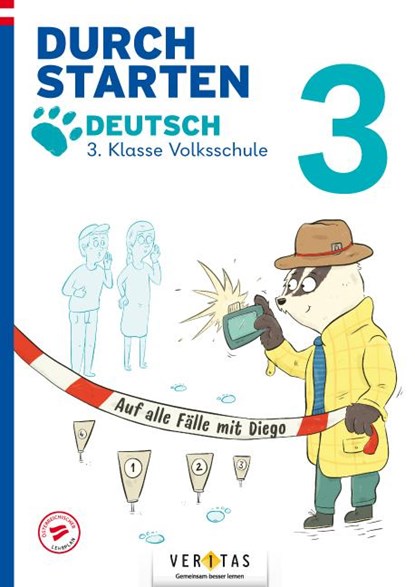 Durchstarten Volksschule 3. Klasse. Auf alle Fälle mit Diego! Deutsch - Übungsbuch, Catherine Salomon ; Jutta Schabhüttl - Paperback - 9783710154577
