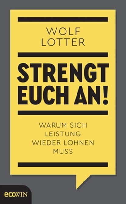 Strengt euch an!, Wolf Lotter - Ebook - 9783711053084