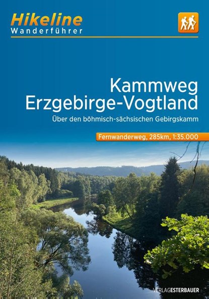 Fernwanderweg Kammweg . Erzgebirge-Vogtland, Esterbauer Verlag - Paperback - 9783711100344