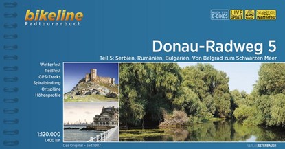 Donauradweg / Donau-Radweg 5, Esterbauer Verlag - Paperback - 9783711100412