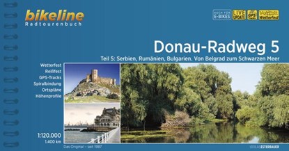 Donauradweg / Donau-Radweg 5, Esterbauer Verlag - Paperback - 9783711100412