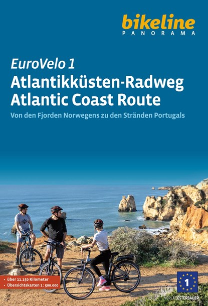 Eurovelo 1 Atlantikkusten-Radweg, Esterbauer Verlag - Paperback - 9783711102171