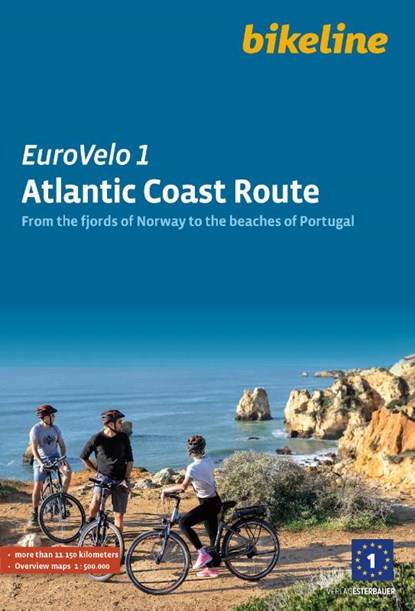 Eurovelo 1 Atlantic Coast Route From the fjords of Norway to the beaches of Portugal, Esterbauer Verlag - Gebonden - 9783711102782