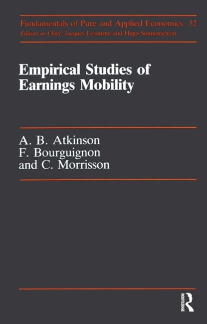 Empirical Studies Of Earnings, Anthony Barnes Atkinson ; C. Morrisson ; F. Bourguignon - Paperback - 9783718652143