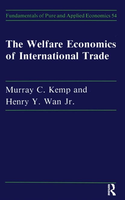 Welfare Economics Of Internati, Murray C. Kemp ; Henry Y. Wan - Paperback - 9783718653829