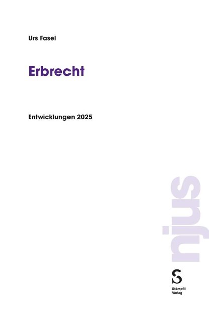Erbrecht, Urs Fasel - Paperback - 9783727224041