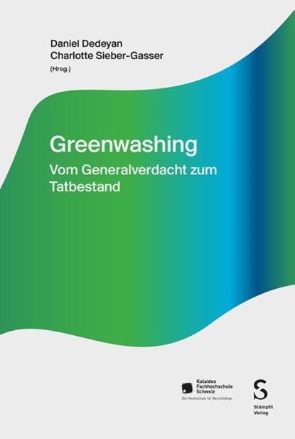 Greenwashing, Daniel Dedeyan ; Charlotte Sieber-Gasser - Paperback - 9783727269820